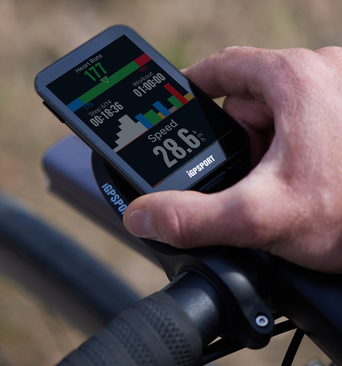 igs800 cycling computer knobs