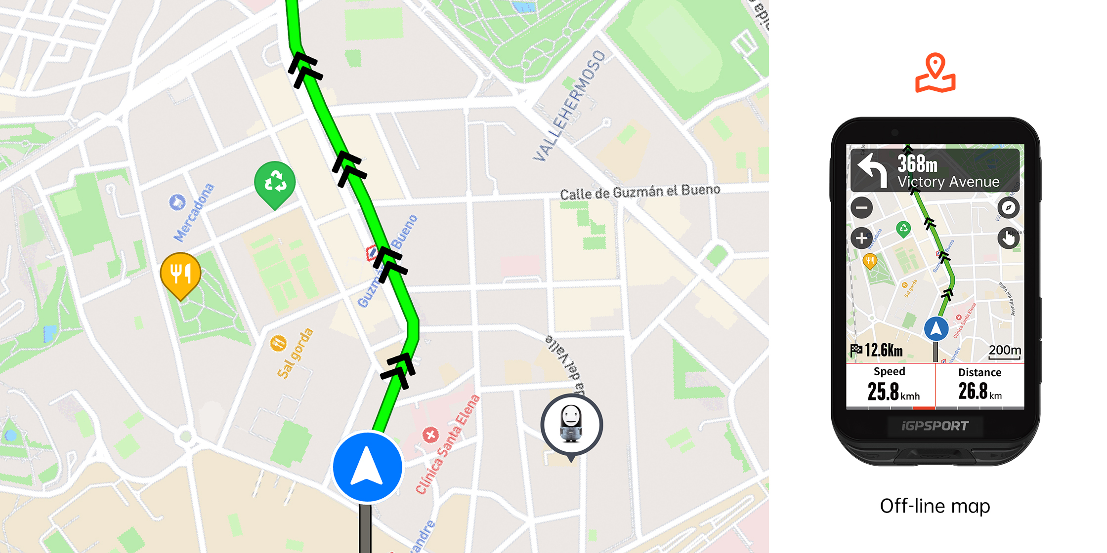 iGS800 Offline Navigation