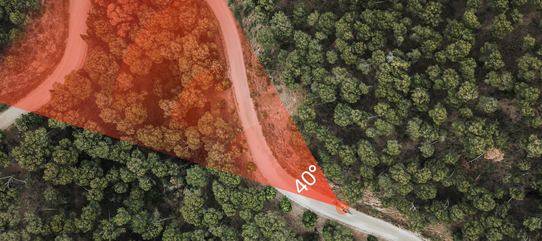 SR30 Bike Taillight with 40° detection angle