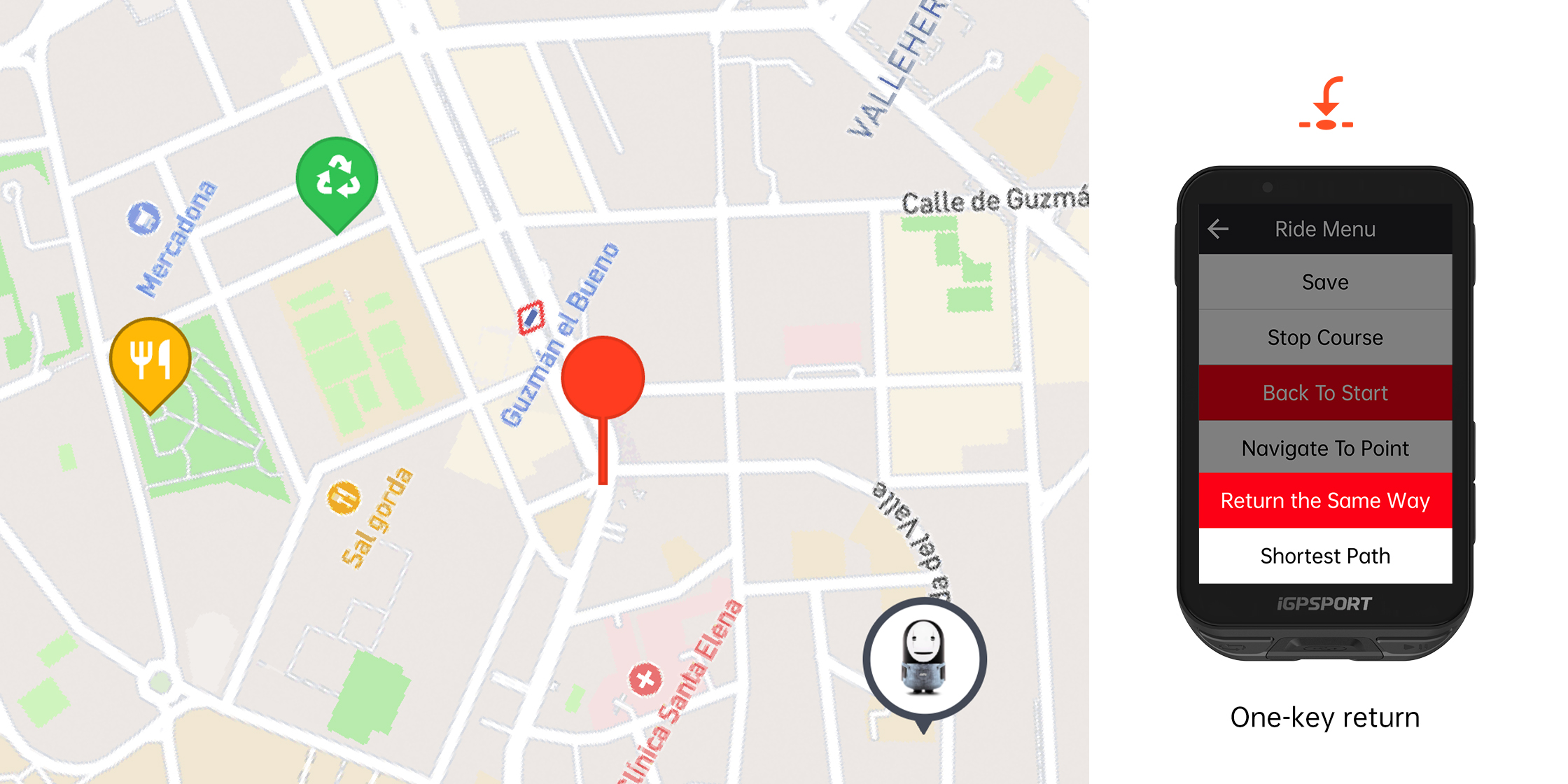 iGS800 One-key Return