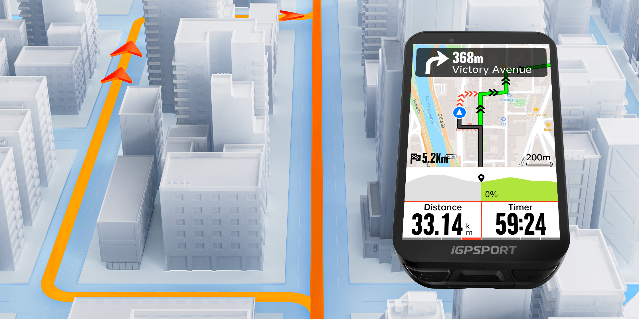 iGS800 Automatic Route Planning