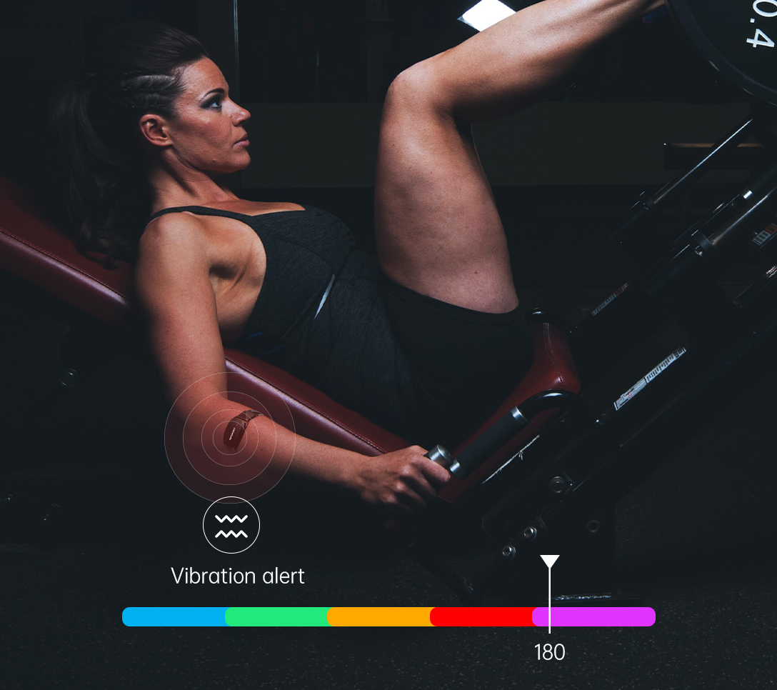 HR70 armband vibration alert