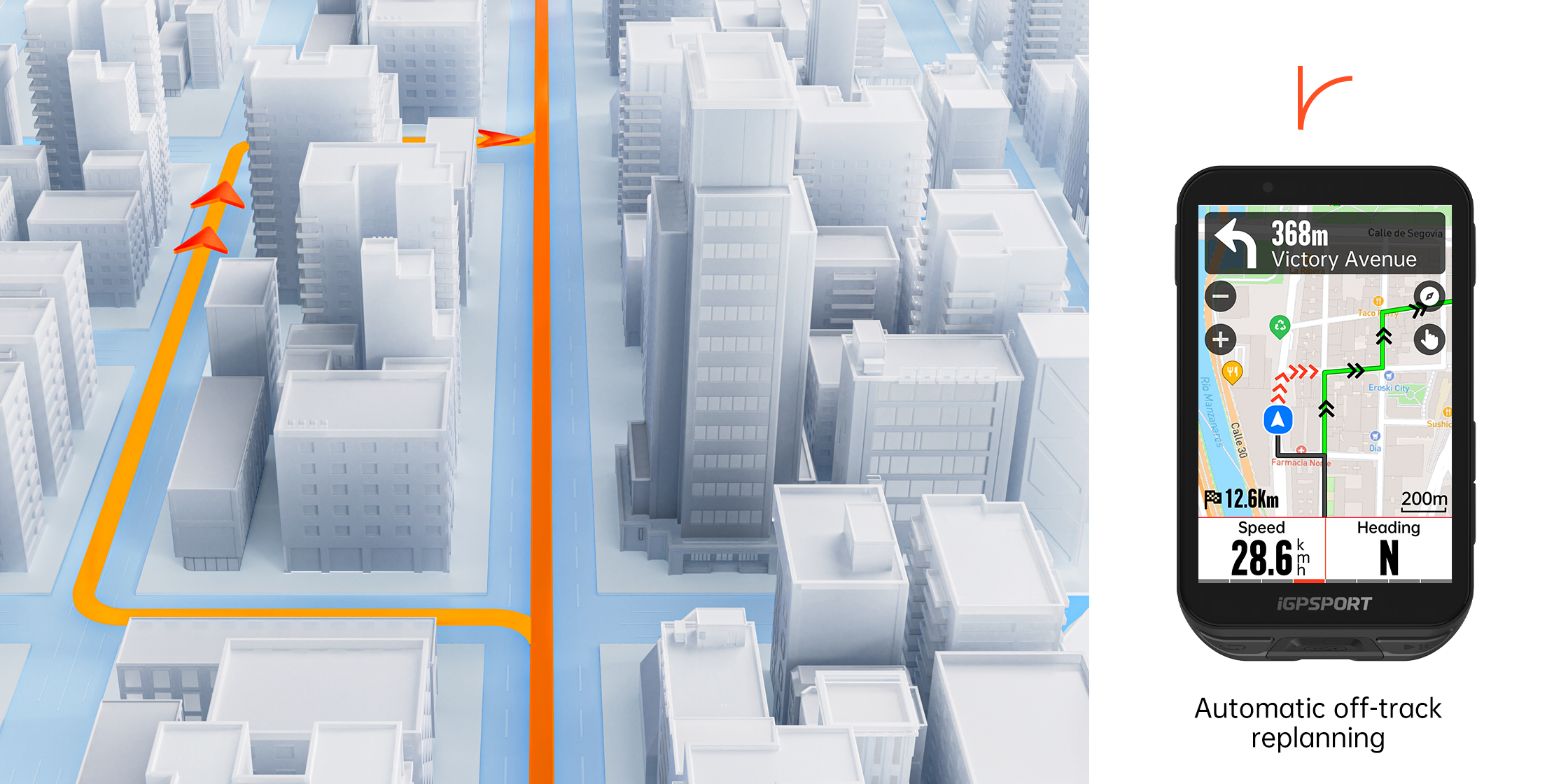 iGS800 Auto Off-track Replanning