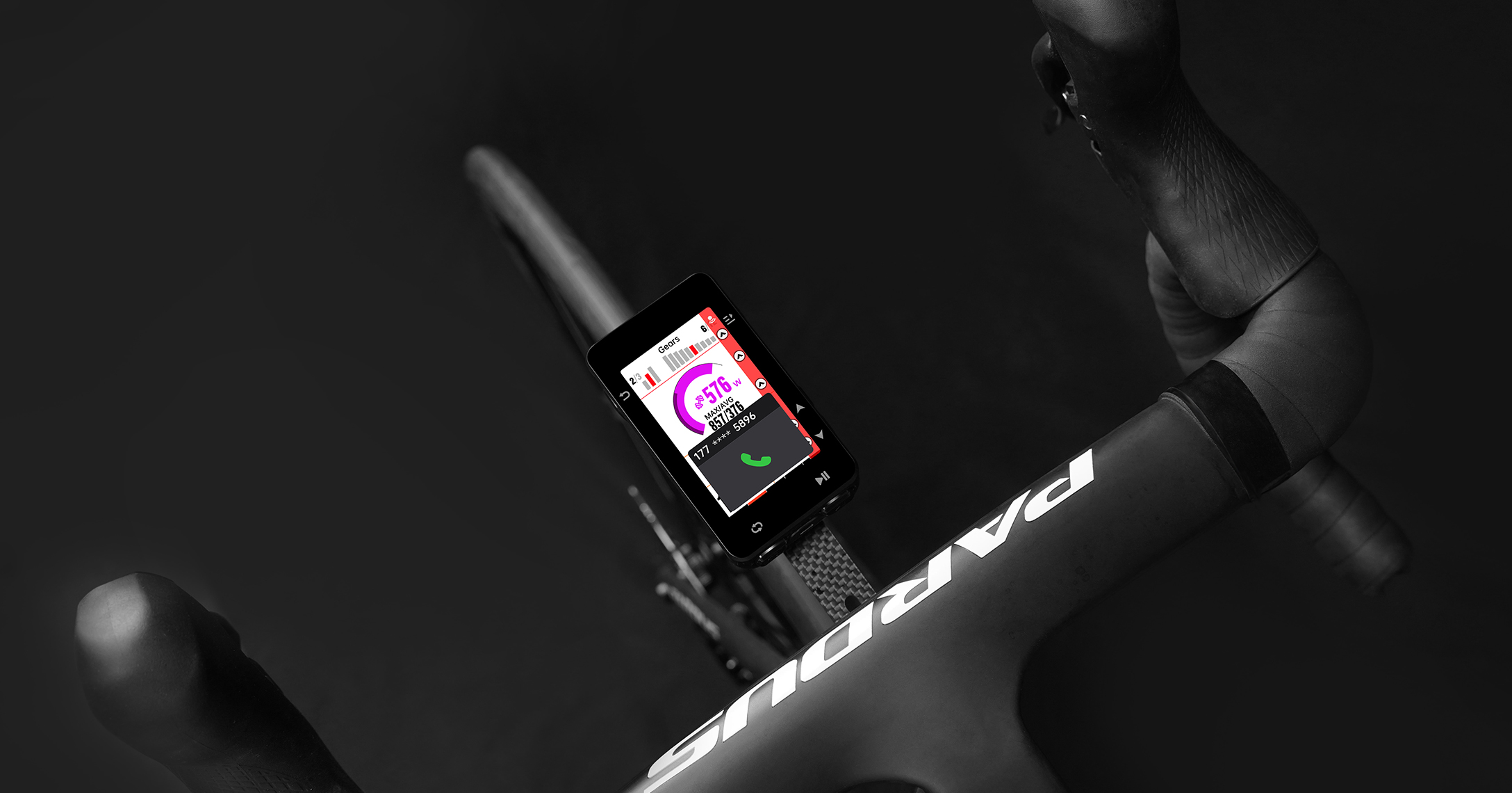 iGS630S bike computer intelligent notifications