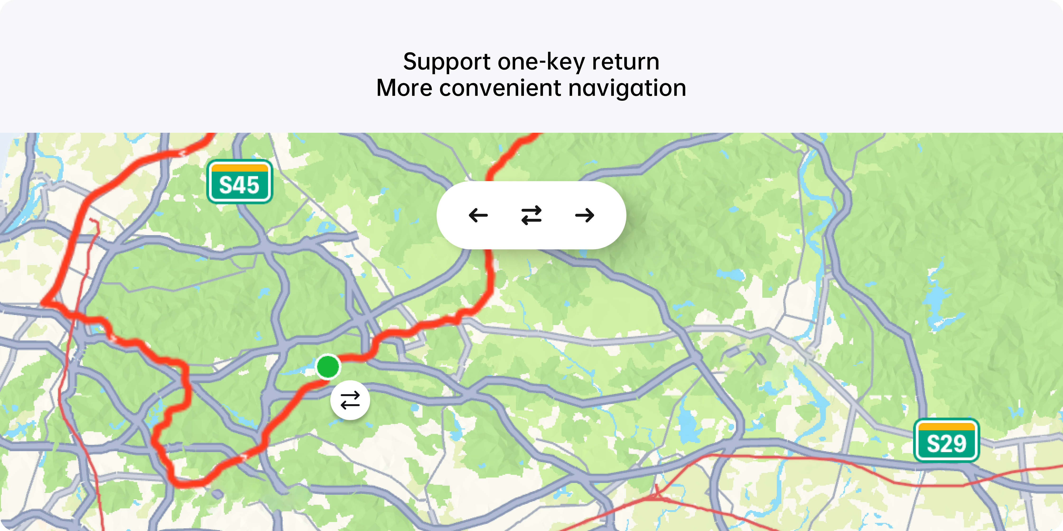 iGS630S bike computer one-key return