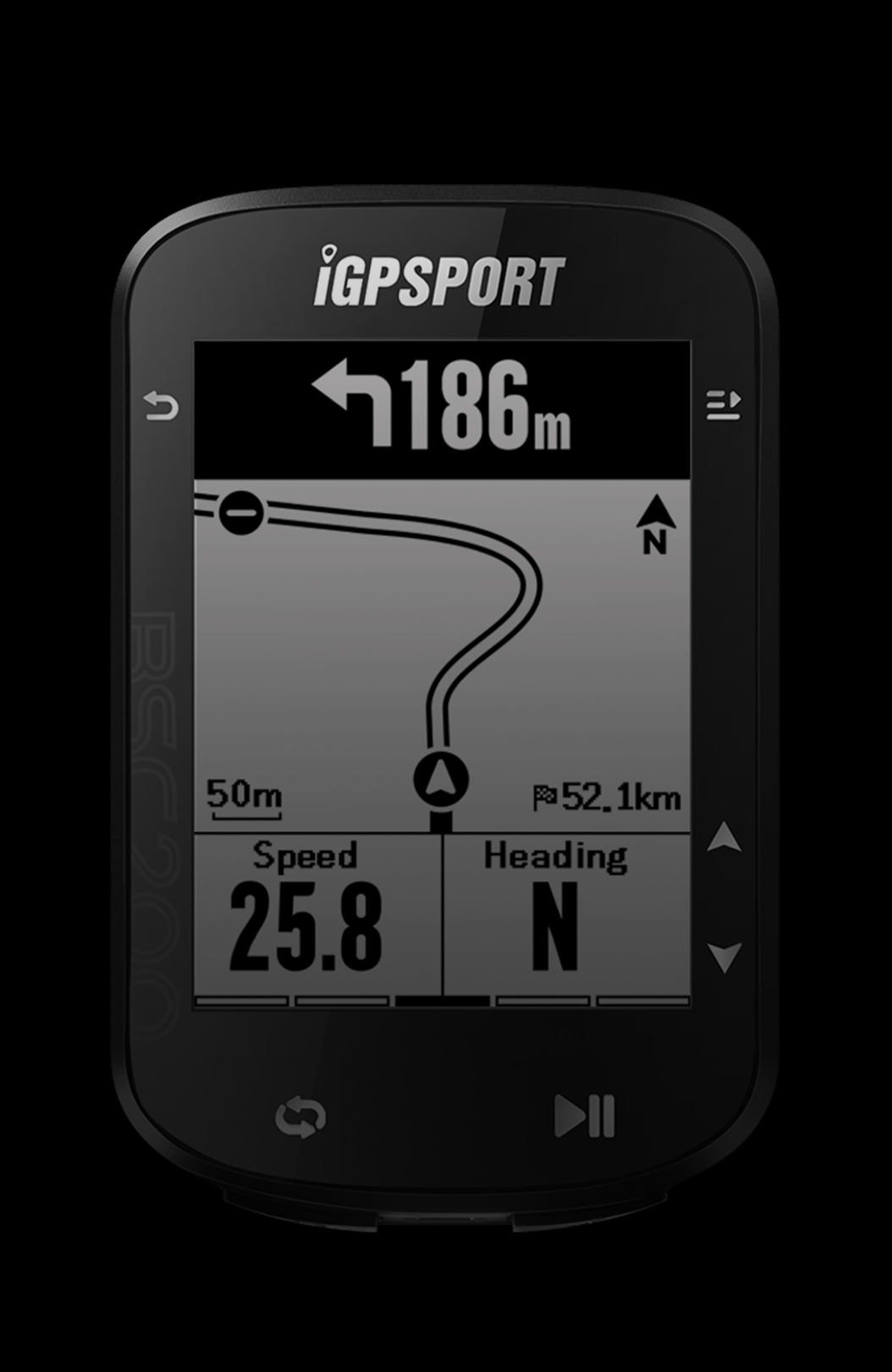 BSC200 bike computer lightweight outlook