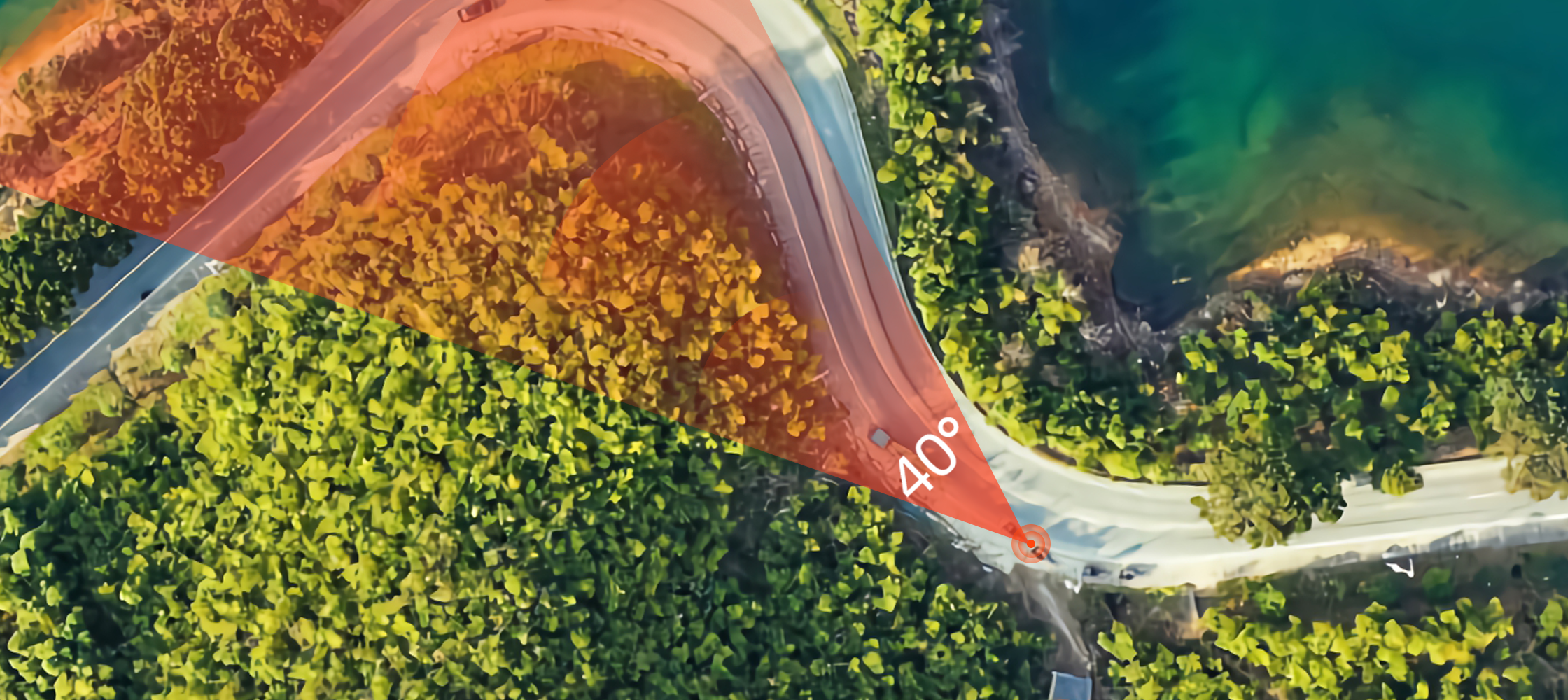 SR30 Bike Taillight with 40° detection angle