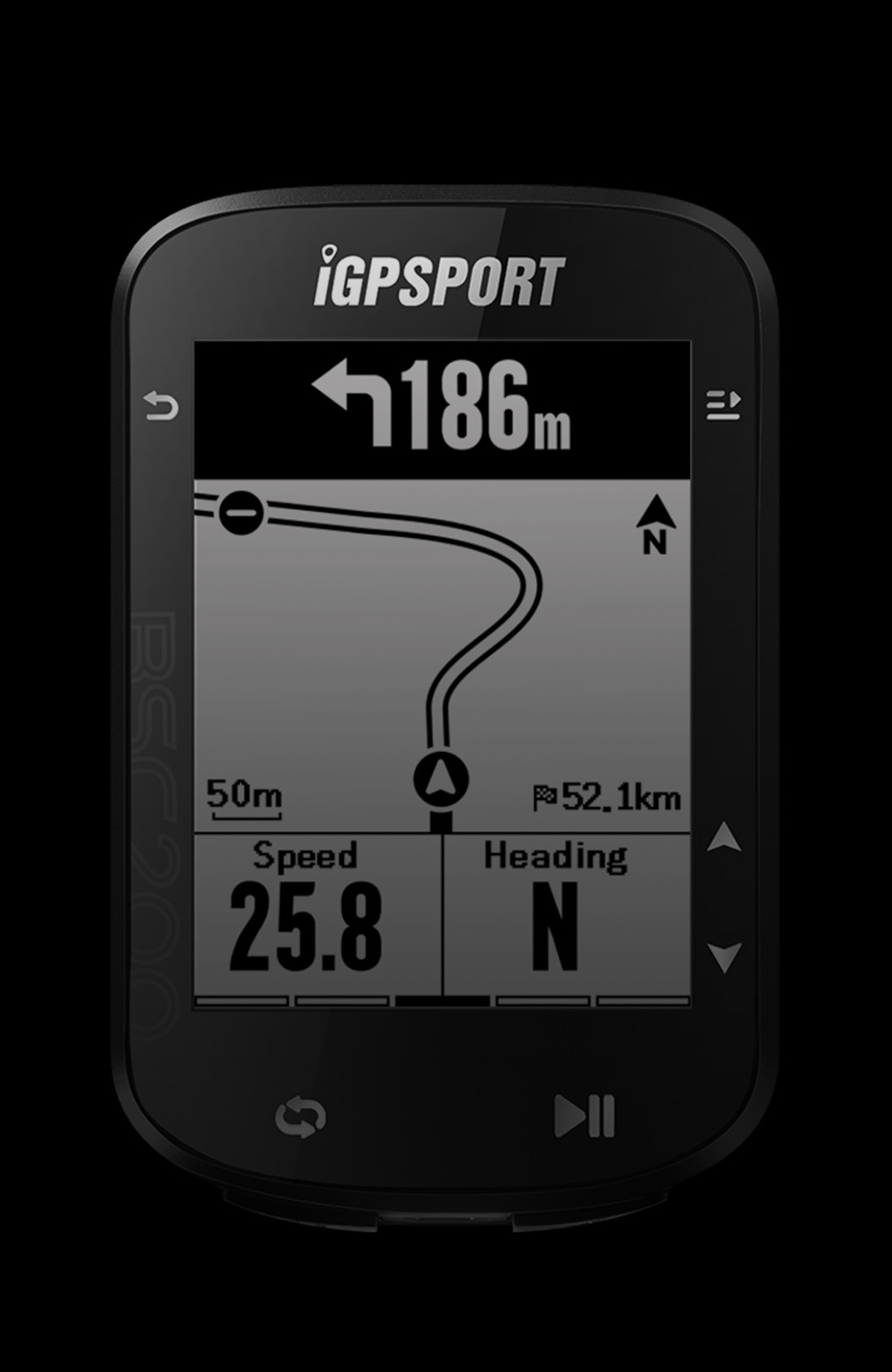 BSC200 bike computer lightweight outlook