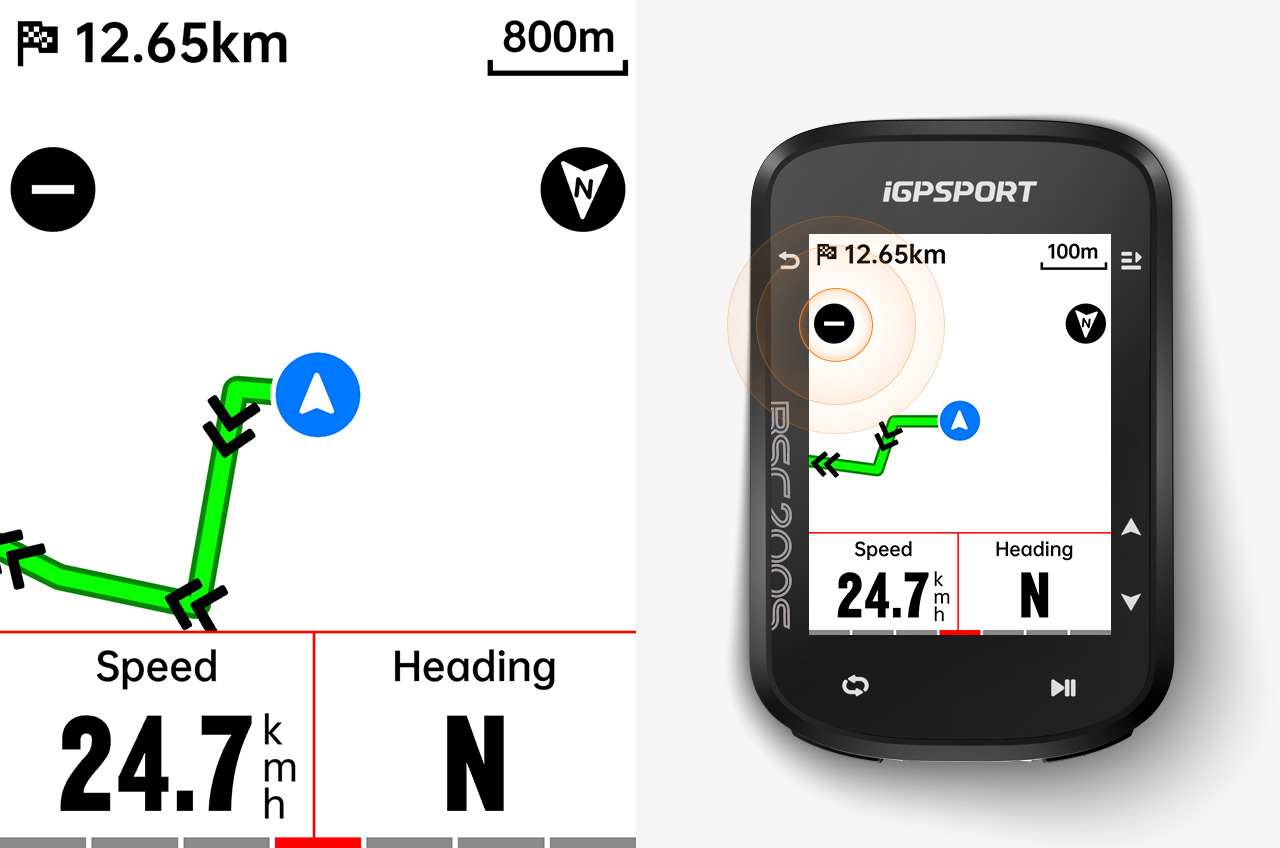 BSC200S Navigation Page Zoom