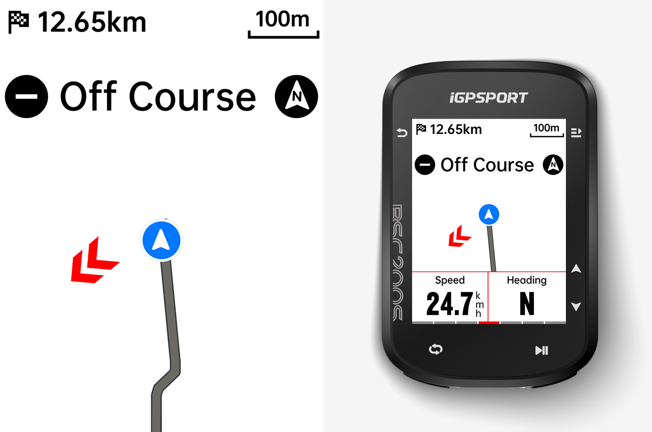 BSC200S Offcourse Reminder