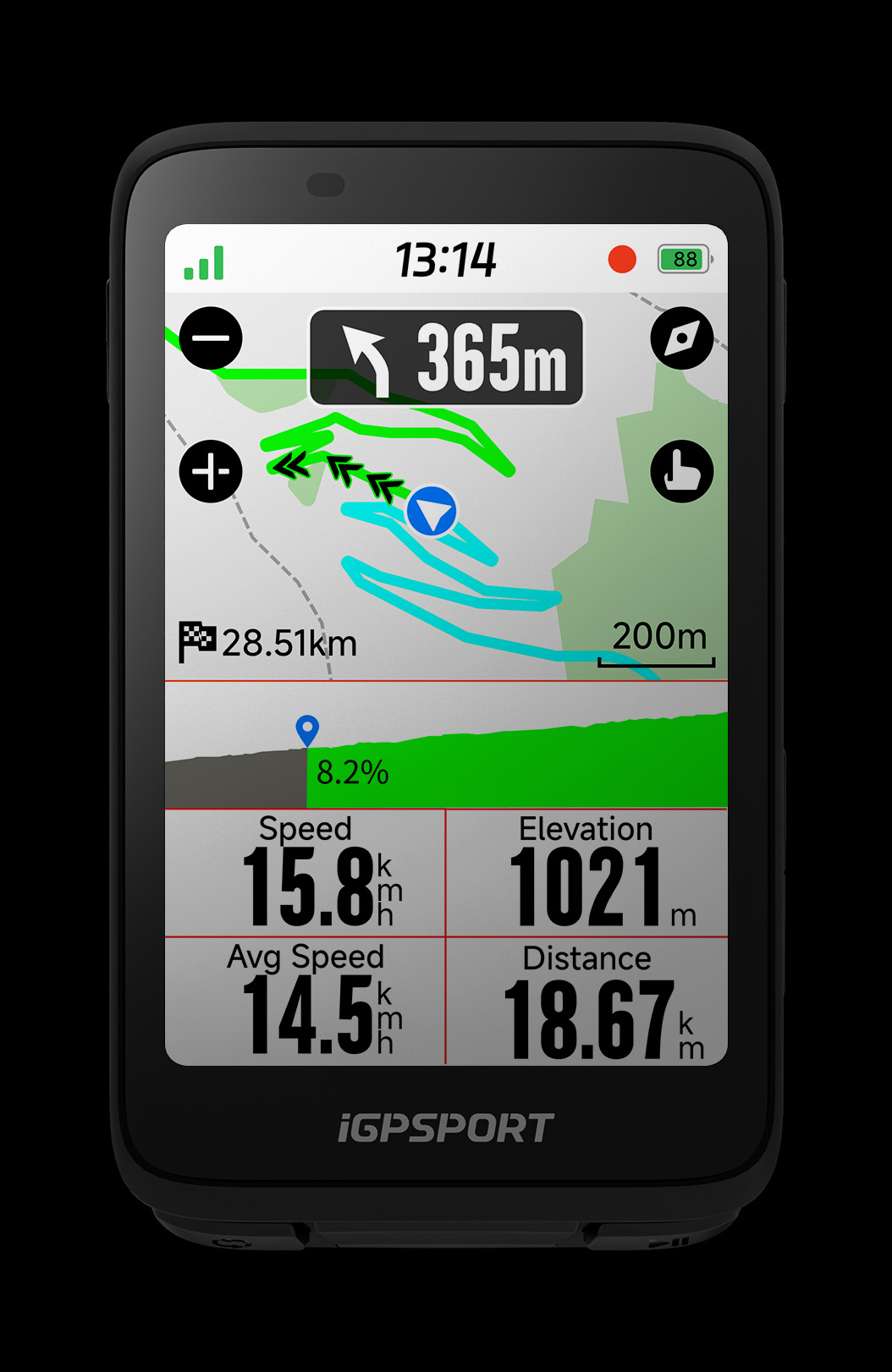 アクセサリー iGPSPORT BiNavi Kit Completo Gps Igpsport Binavi + Cinta De Braço + Sensores