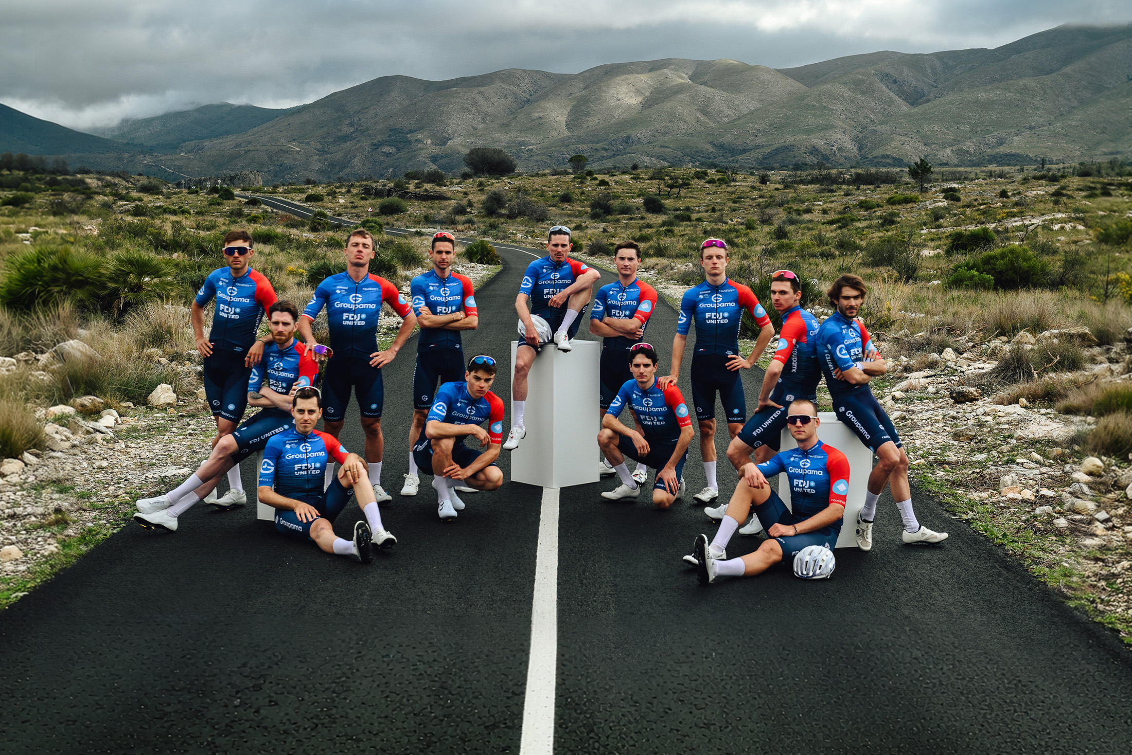 l'équipe de cyclisme Groupama-FDJ