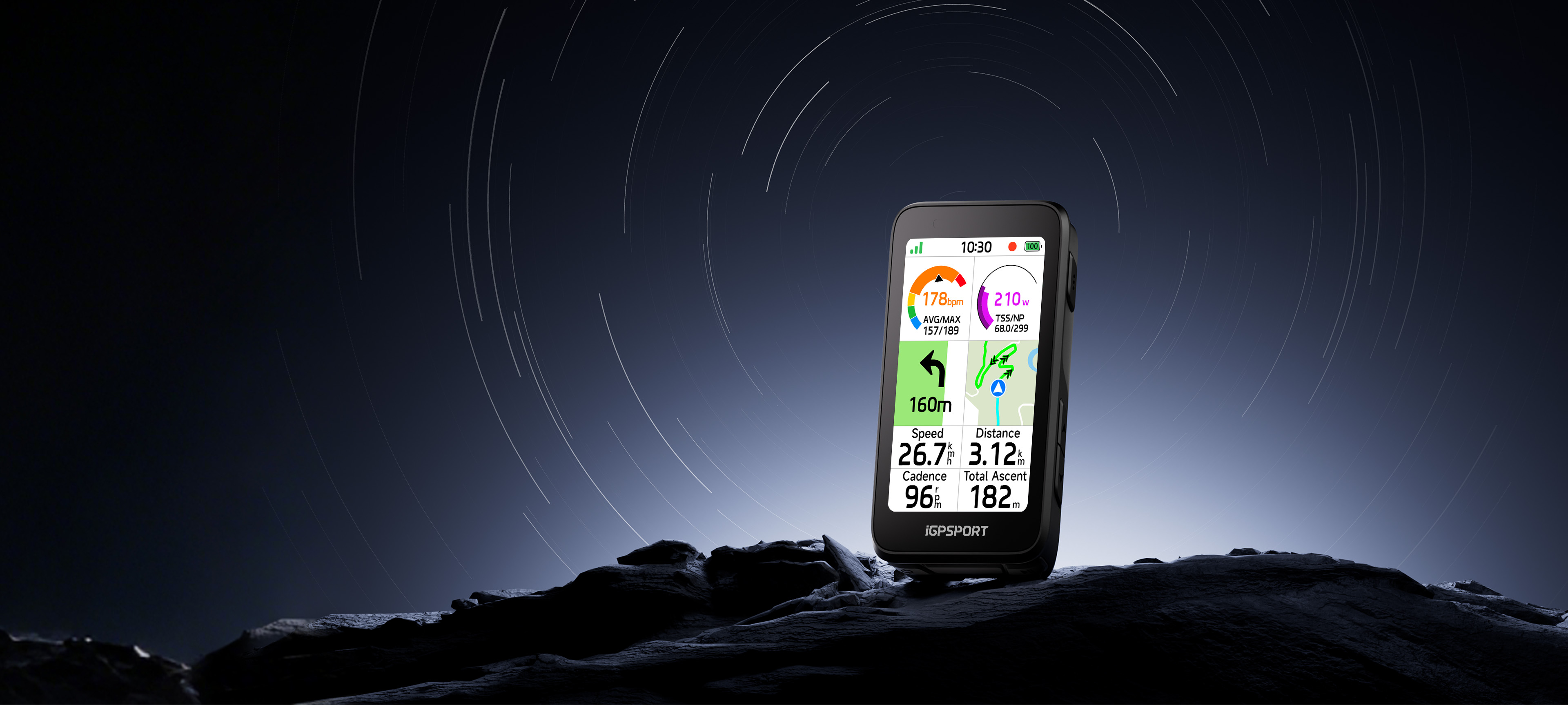 BiNavi Air - Lightweight Bike Navigator, Light is Might - iGPSPORT