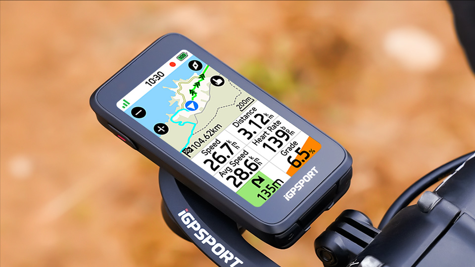 Tela colorida de 3,0" de fácil leitura