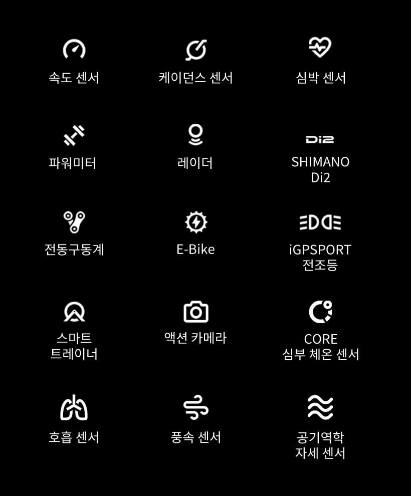 240개 이상의 데이터 항목