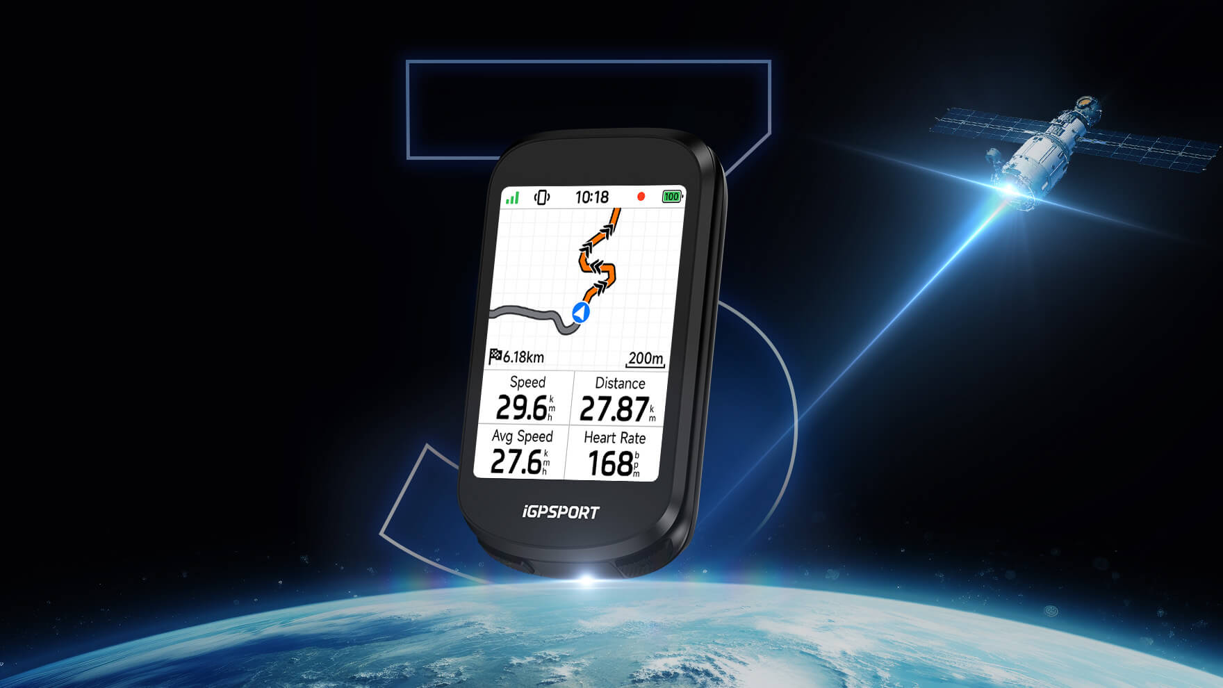 Fijación GPS Rápida
Seguimiento Confiable