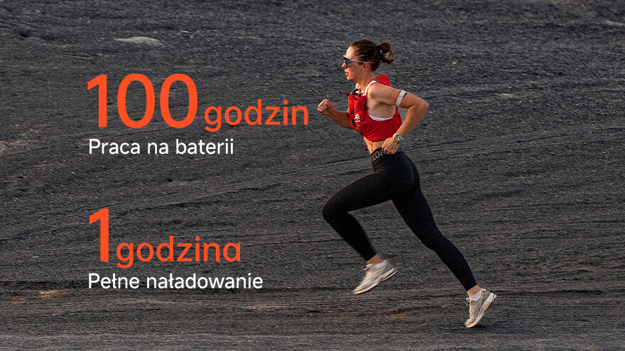 Długi czas pracy na baterii
Wygodne ładowanie USB-C