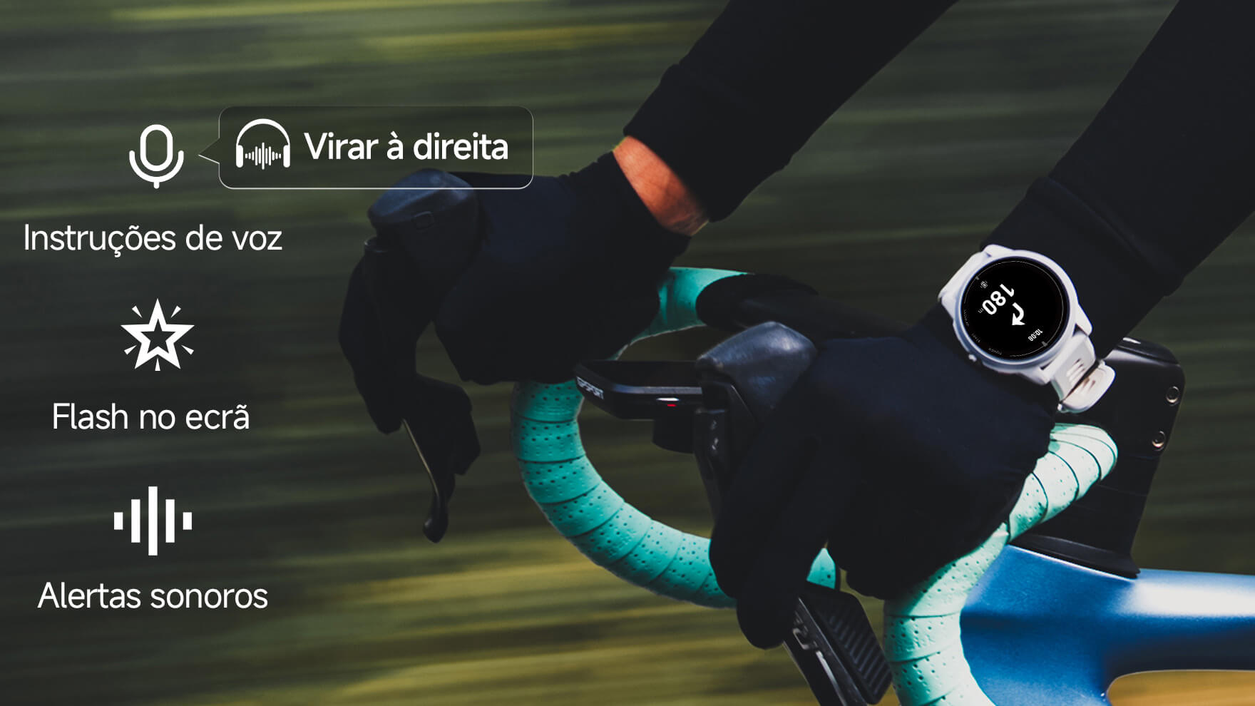Mantenha-se atento em cada curva