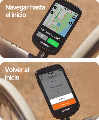 Navegación con un solo toque